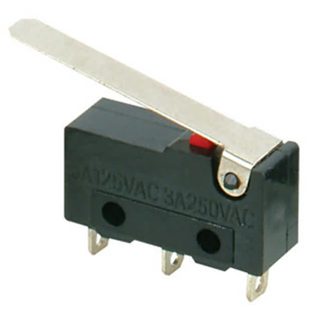 Snap-Action Switch with 23mm Lever: 3-Pin / SPDT / 5A